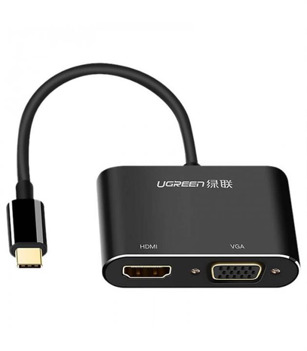 تبدیل Type C به HDMI و VGA یوگرین CM162